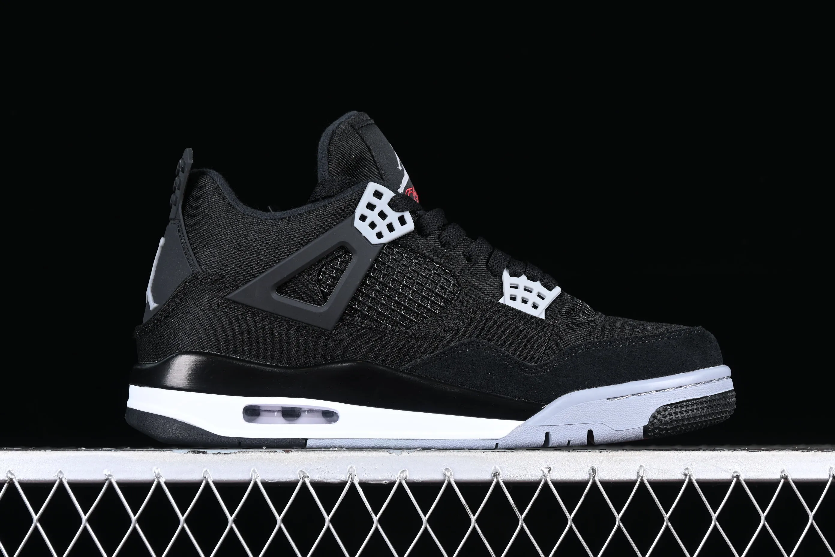 All Categories Air Jordan Jordan Series Basketball Shoes Air Jordan 4 Special Price #ZG Version Air Jordan 4 Retro "Olive Canvas" AJ4 Joe 4 Black Gray Denim DH7138-006